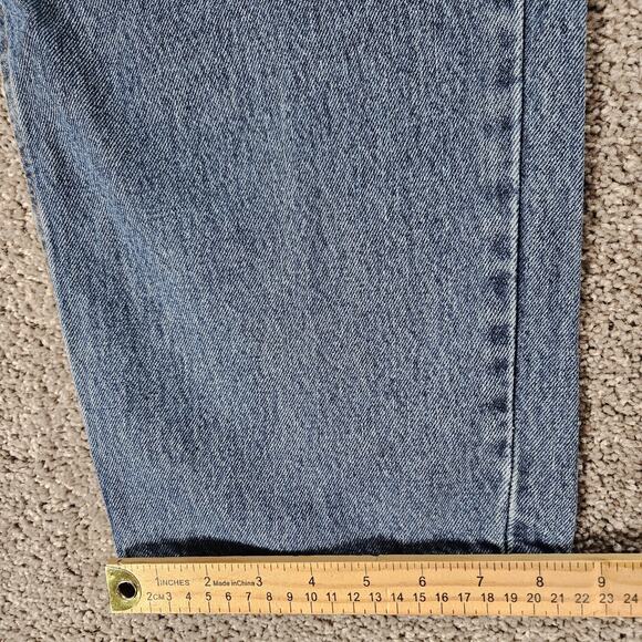 Levis 550 Jeans Mens 36x33 (Tag 38x34) Blue Relaxed Fit Denim Hipster Skater - Picture 12 of 13